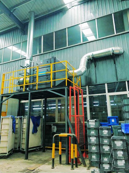 某汽车饰件系统公司活性炭吸附设备