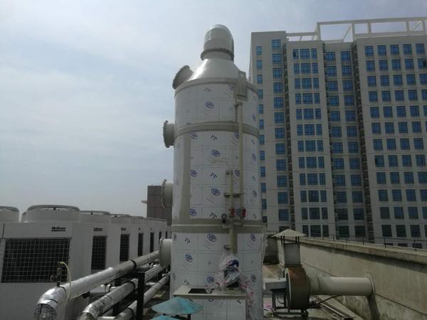 武汉德骼拜尔外科植入公司厂房喷淋塔废气处理
