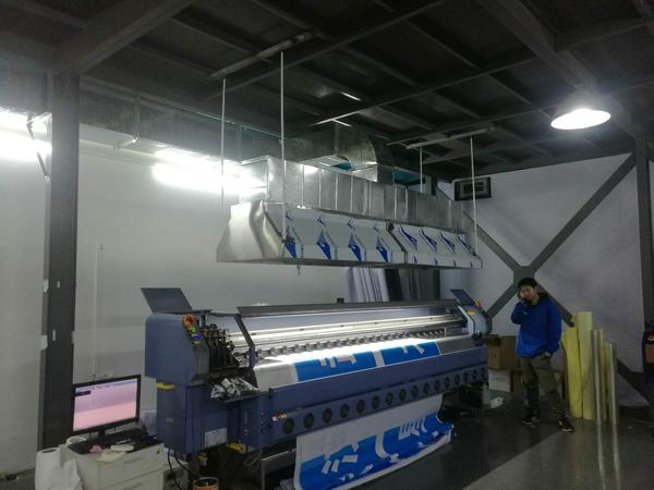 湖北某高校印刷厂废气处理系统 